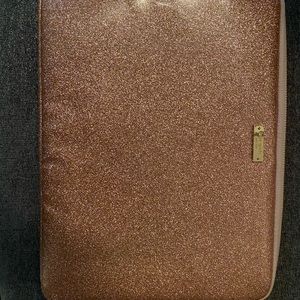 KATE SPADE NEW YORK GLITTER LAPTOP SLEEVE FOR 13" LAPTOP - ROSE GOLD GLITTER